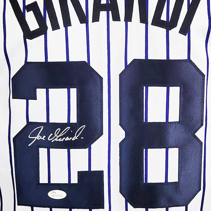 Joe Girardi Signed New York Pinstripe Baseball Jersey (JSA) - RSA