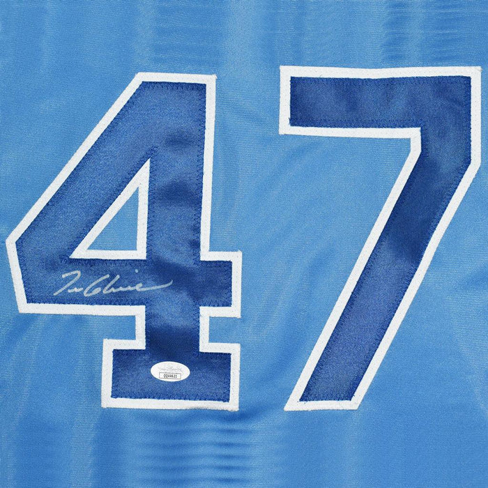 Tom Glavine Signed Atlanta Light Blue Baseball Jersey (JSA)