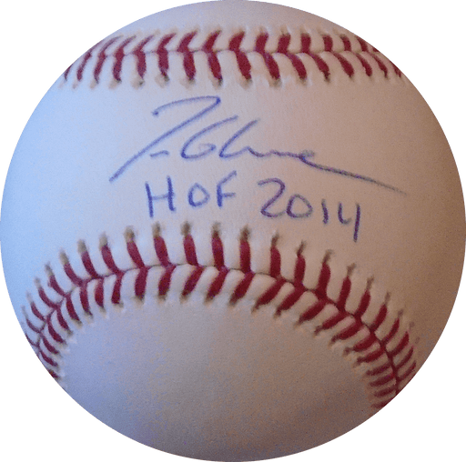 Tom Glavine Autographed Official Major League Baseball (JSA) HOF Inscription - RSA