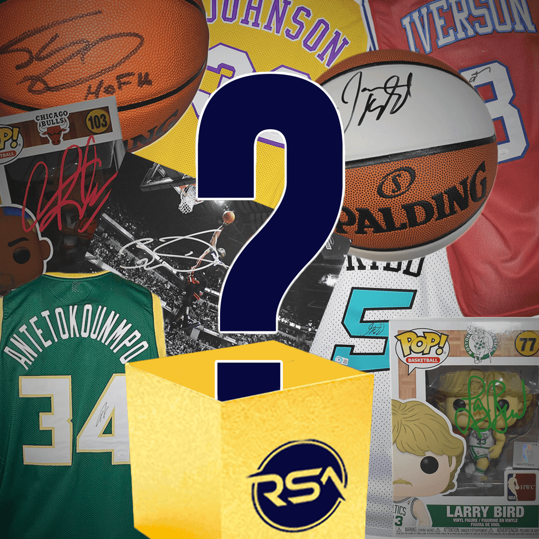 Gold Basketball Mystery Autograph Box — RSA