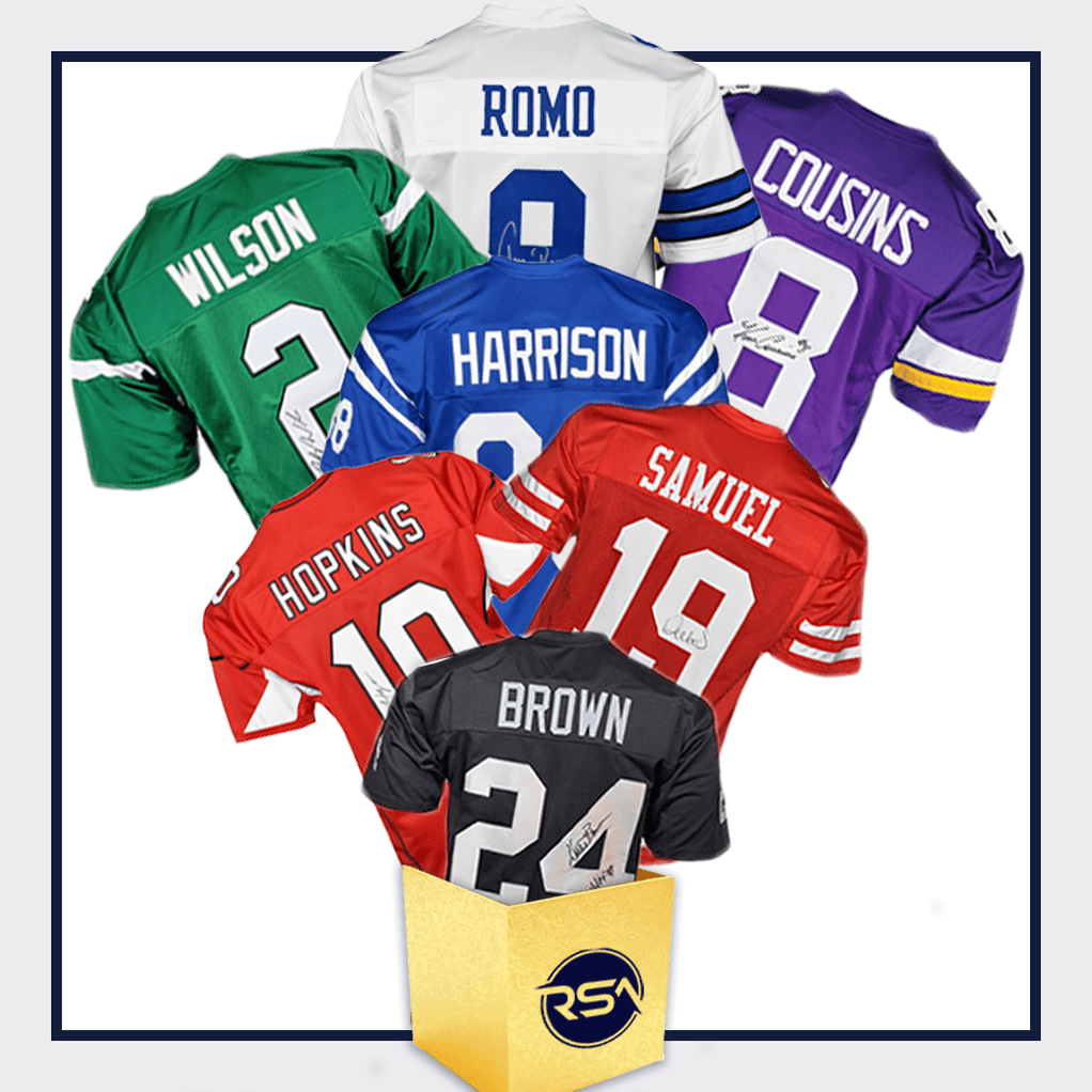 Signed Football Jersey Gold Mystery Box — RSA