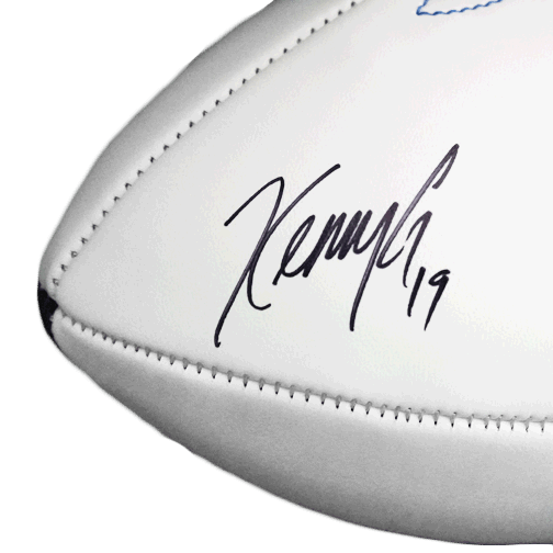 Kenny Golladay Signed Detroit Lions Logo Football (JSA) - RSA