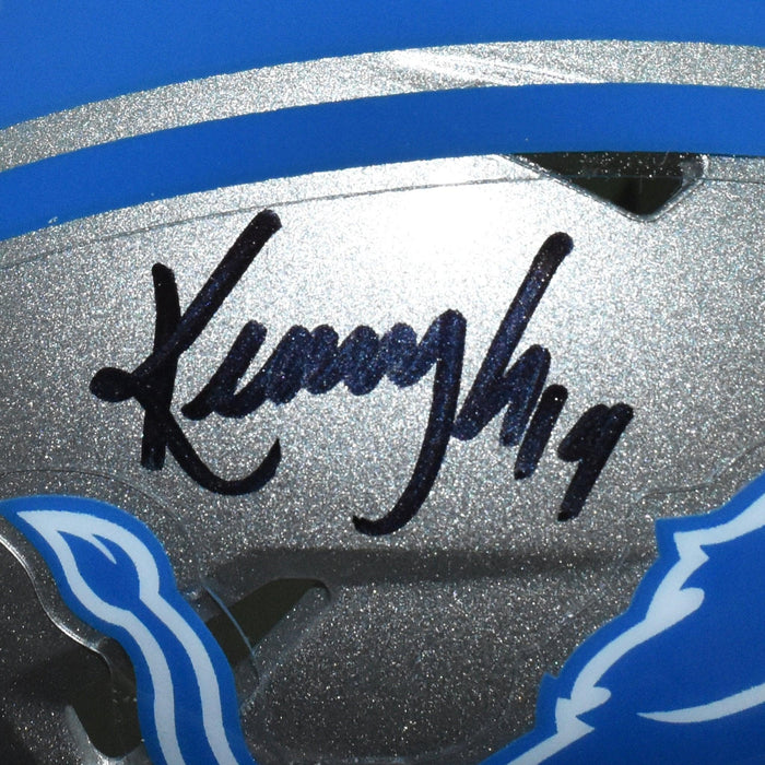 Kenny Golladay Signed Detroit Lions Mini Speed Football Helmet (JSA) - RSA