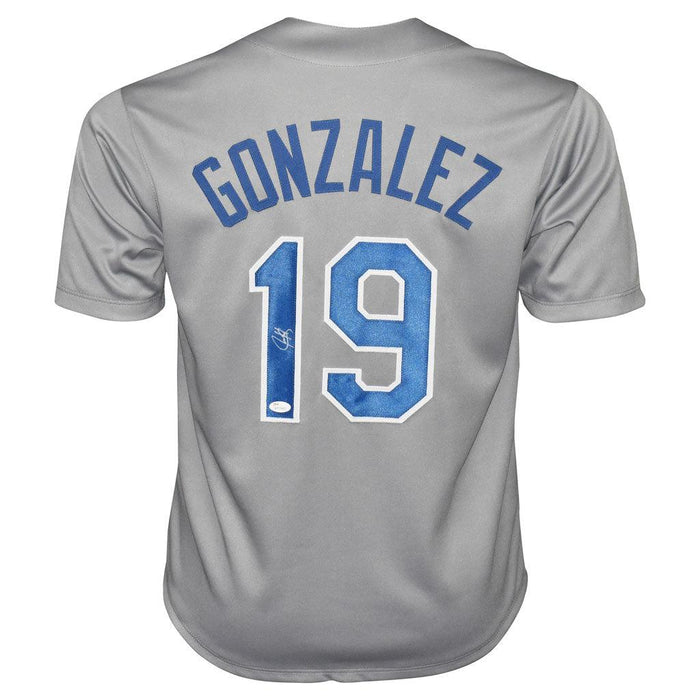 Juan Gonzalez Signed Texas Grey Baseball Jersey (JSA) - RSA