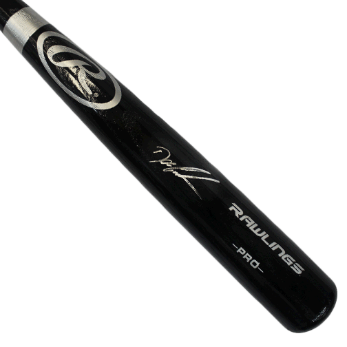 Dwight Gooden Autographed Full Size Rawlings Baseball Bat Black JSA - RSA