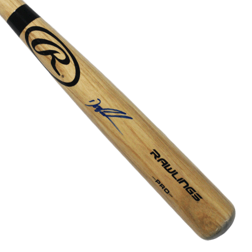 Dwight Gooden Autographed Full Size Rawlings Baseball Bat Blonde JSA - RSA