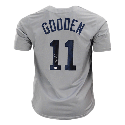 Dwight Gooden Signed New York Baseball Jersey Grey (JSA) - RSA