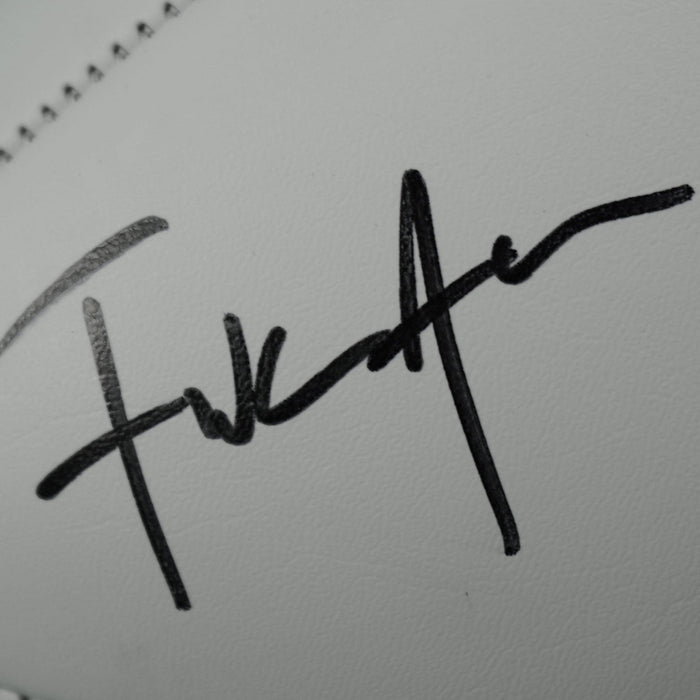 Frank Gore Signed Buffalo Bills Logo Football (JSA) - RSA
