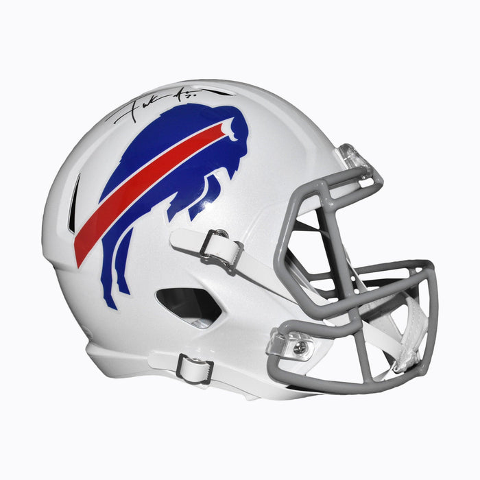 Frank Gore Signed Buffalo Bills Full-Size Speed Football Helmet (JSA) - RSA