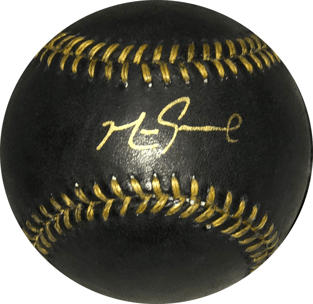 Mark Grace Autographed Black & Gold Official Major League Baseball (JSA) - RSA