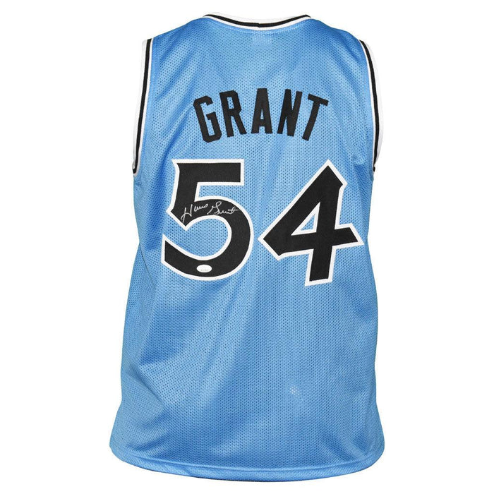 Horace Grant Signed Orlando Blue Basketball Jersey (JSA)