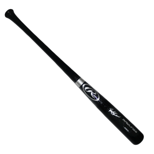 Ryder Green Autographed Full Size Rawlings Baseball Bat Black (JSA) - RSA