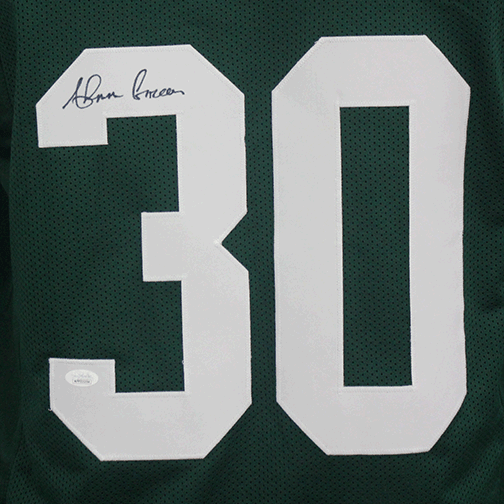 Ahman Green Pro Style Autographed Football Jersey Green (Beckett) - RSA