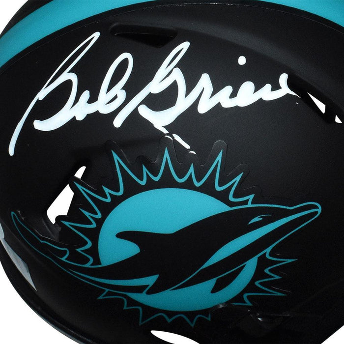 Bob Griese Signed Miami Dolphins Eclipse Speed Mini Replica Football Helmet (JSA) - RSA