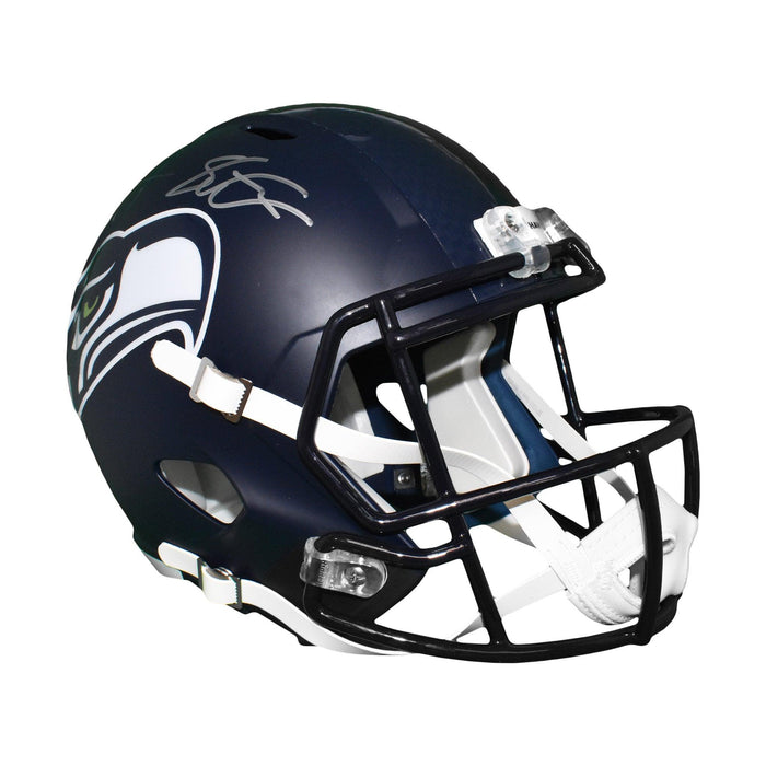 Griffin Brothers Dual-Signed Seattle Seahawks Full-Size Speed Football Helmet (JSA) - RSA