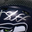 Griffin Brothers Dual-Signed Seattle Seahawks Mini Speed Football Helmet (JSA) - RSA