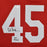 Archie Griffin Signed HT 74-75 College-Edition Red Football Jersey (JSA) - RSA