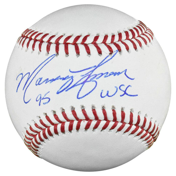Marquis Grissom Signed 95 WSC Inscription Rawlings Official Major League Baseball (JSA) - RSA