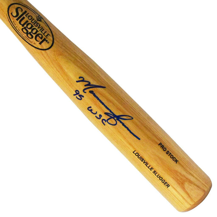 Marquis Grissom Signed 95 WSC Inscription Louisville Slugger Official MLB Blonde Baseball Bat (JSA) - RSA