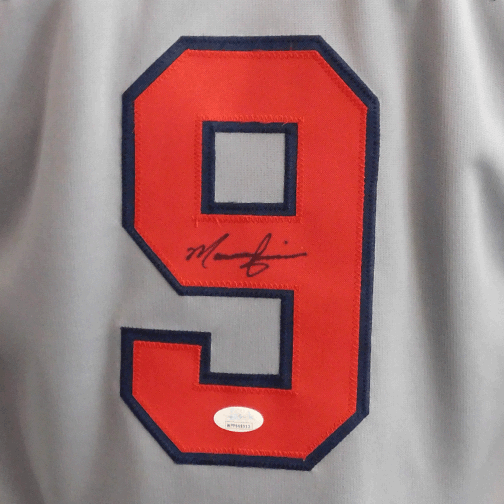 Marquis Grissom Autographed Throwback Style Baseball Jersey (JSA) Grey - RSA