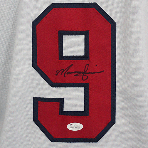 Marquis Grissom Autographed White Throwback Baseball Jersey (JSA