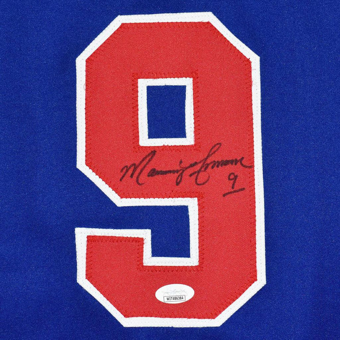 Marquis Grissom Signed Montreal Blue Baseball Jersey (JSA) — RSA