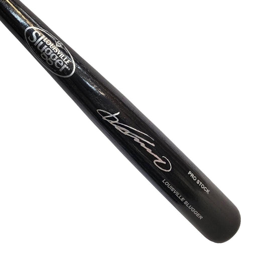 Vladimir Guerrero Sr Signed Louisville Slugger Official MLB Black Baseball Bat (JSA) - RSA