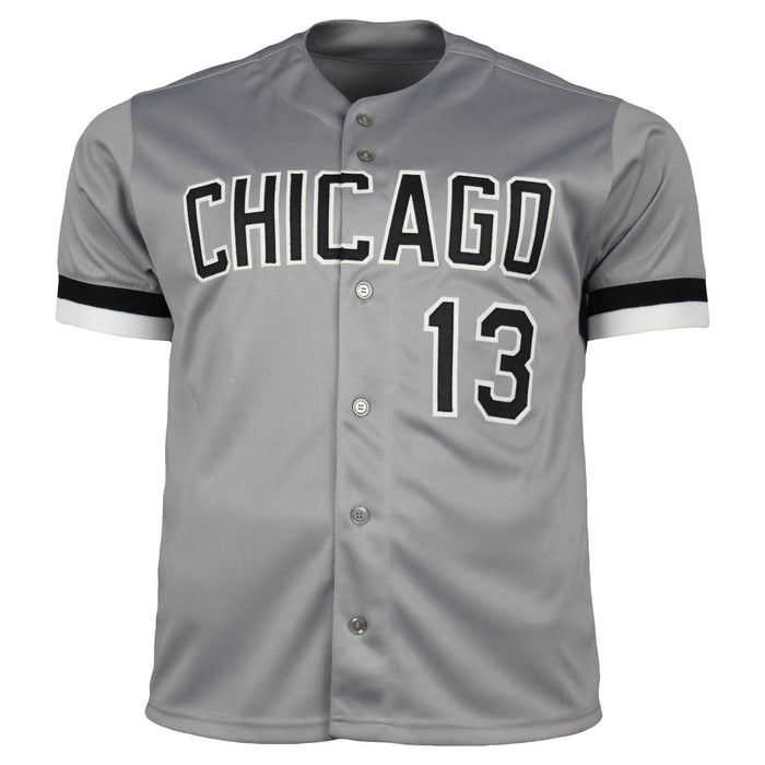 Ozzie Guillen Signed Chicago Pro-Edition Gray Baseball Jersey (JSA) - RSA