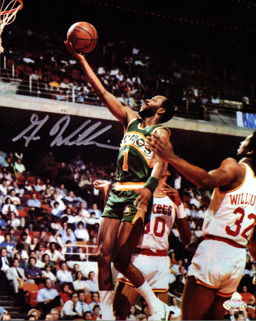 Gus Williams Autographed 8x10 Photo Seattle Sonics MCS Holo Stock #106818 - RSA