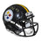 Joe Haden Signed Yellow Ink Pittsburgh Steelers Speed Mini Replica Black Football Helmet (JSA) - RSA