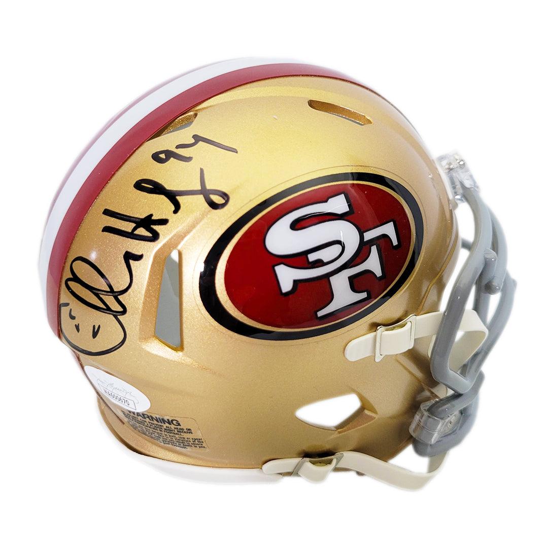 Charles Haley Signed San Francisco 49ers Speed Mini Football Helmet (J ...