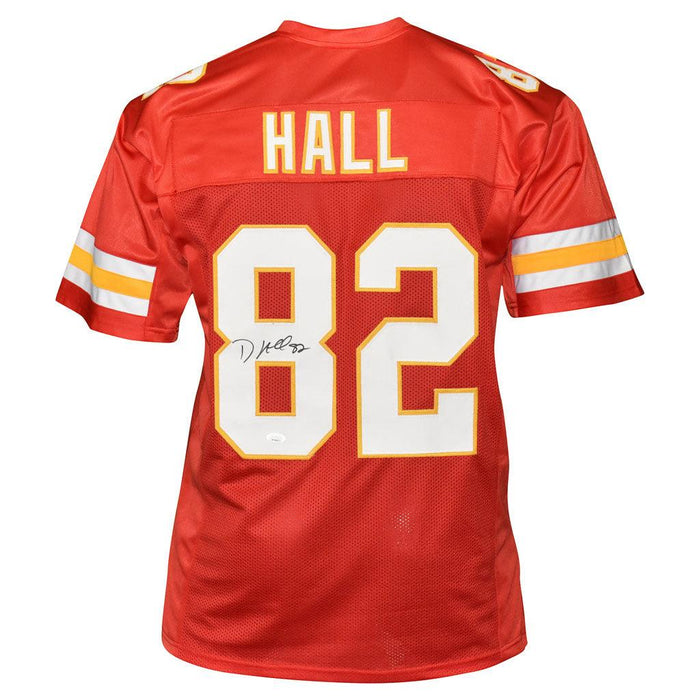 Dante Hall Signed Kansas City Red Football Jersey (JSA) - RSA