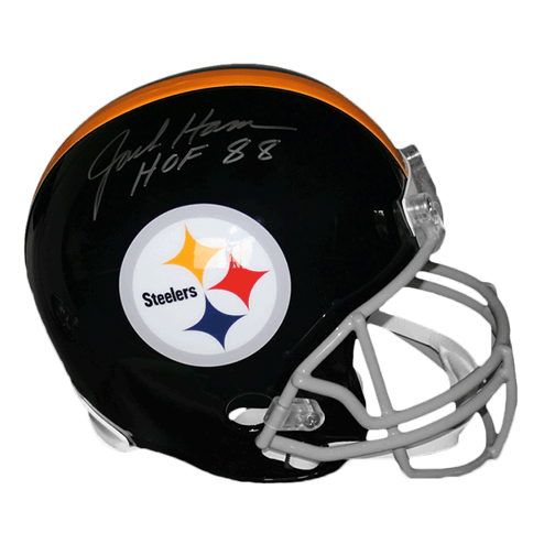 Jack Ham #59 Pittsburgh Steelers '88 Hall of Fame Replica Full-Size Helmet (JSA) - RSA
