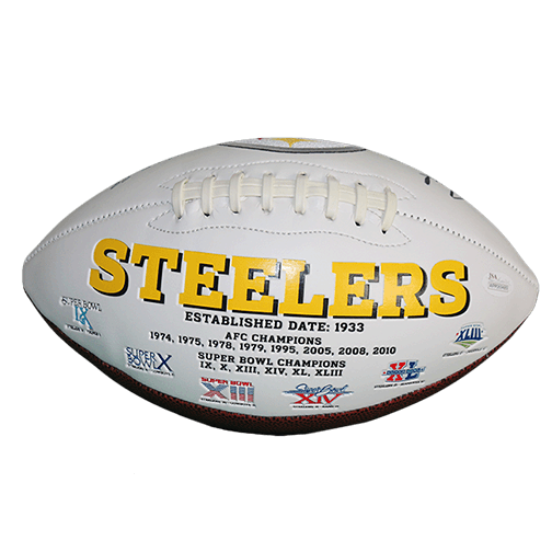 Jack Ham Pitsburgh  HOF 88 Logo Football (JSA) - RSA