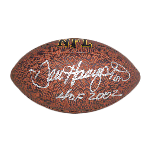 Dan Hampton Signed HOF '02 Official NFL Football (JSA) - RSA