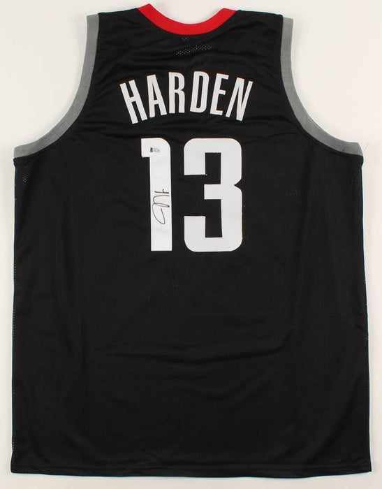 James Harden Signed Houston Rockets Jersey Black (Beckett)