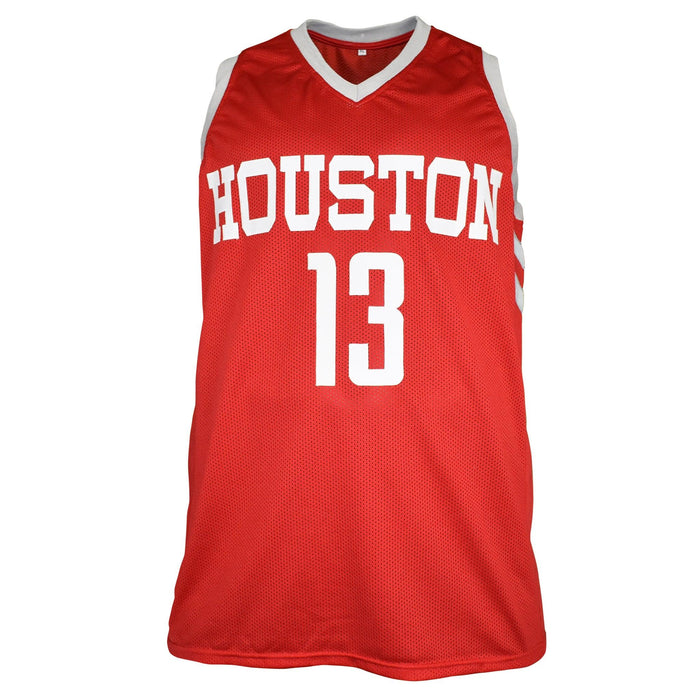 James Harden Signed Houston Rockets Jersey Red (Beckett) - RSA