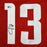 James Harden Signed Houston Rockets Jersey Red (Beckett) - RSA