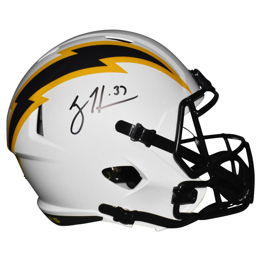 Rodney Harrison Signed Los Angeles Chargers Lunar Speed Full-Size Replica Football Helmet (JSA) - RSA