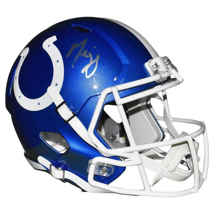 Marvin Harrison Signed Indianapolis Colts Flash Speed Full-Size Replica Football Helmet (JSA) - RSA