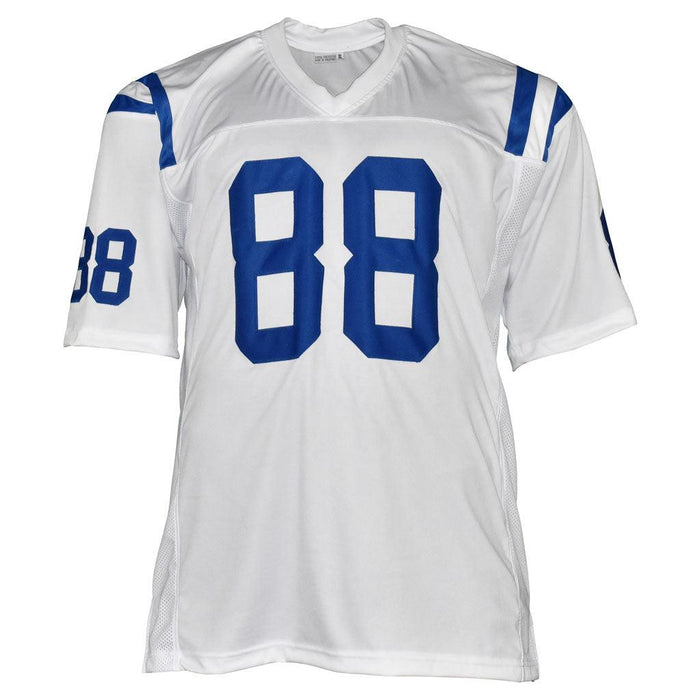 Marvin Harrison Signed Indianapolis Pro White Football Jersey (JSA) - RSA