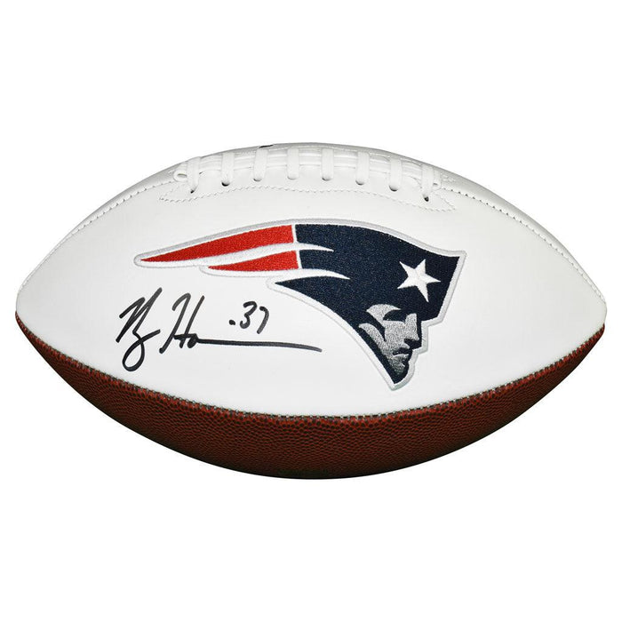 Rodney Harrison Signed New England Patriots Official NFL Team Logo Football (Beckett) - RSA