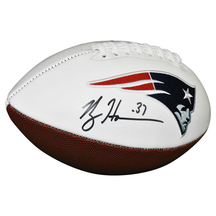 Rodney Harrison Signed New England Patriots Official NFL Team Logo Football (Beckett) - RSA