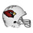 Jim Hart Signed Arizona Cardinals Mini Replica White Football Helmet (JSA) - RSA