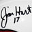 Jim Hart Signed Arizona Cardinals Mini Replica White Football Helmet (JSA) - RSA