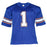 Percy Harvin Signed Florida College Blue Football Jersey (JSA) - RSA