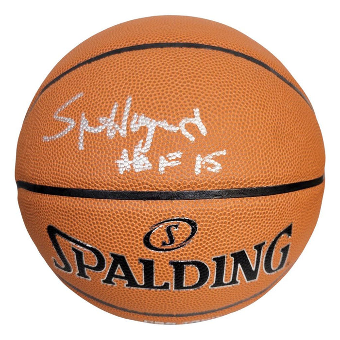 Spencer Haywood Signed Spalding NBA Super Tack Indoor/Outdoor Basketball (JSA) - RSA