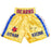 Thomas Hearns Signed Yellow Boxing Trunks (JSA) - RSA