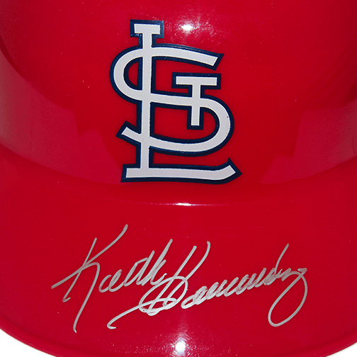 Keith Hernandez St. Louis Cardinals Autographed Souvenir Full Size Baseball Batting Helmet (JSA) - RSA