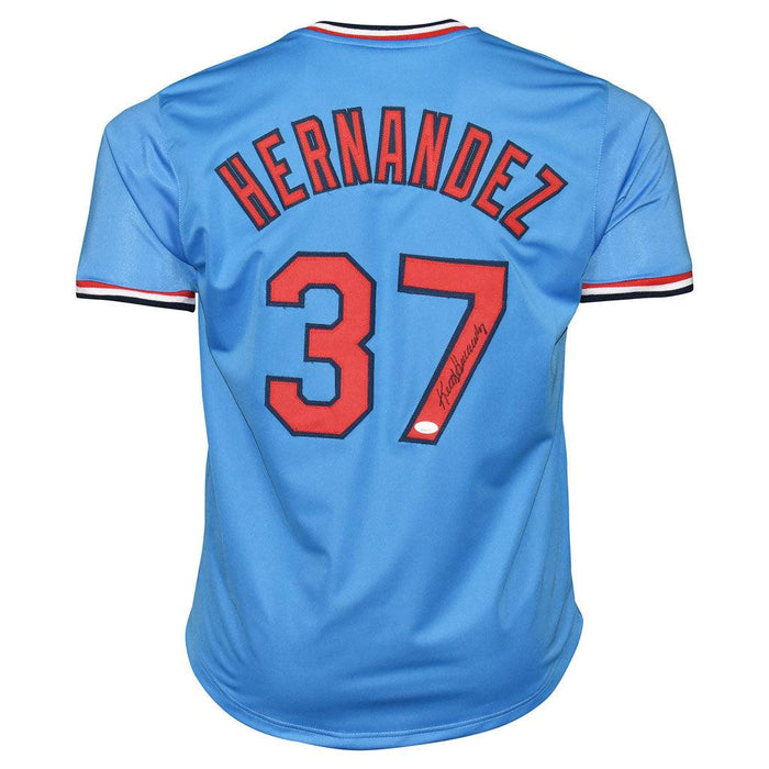 Keith Hernandez Signed St Louis Blue Baseball Jersey (JSA) - RSA